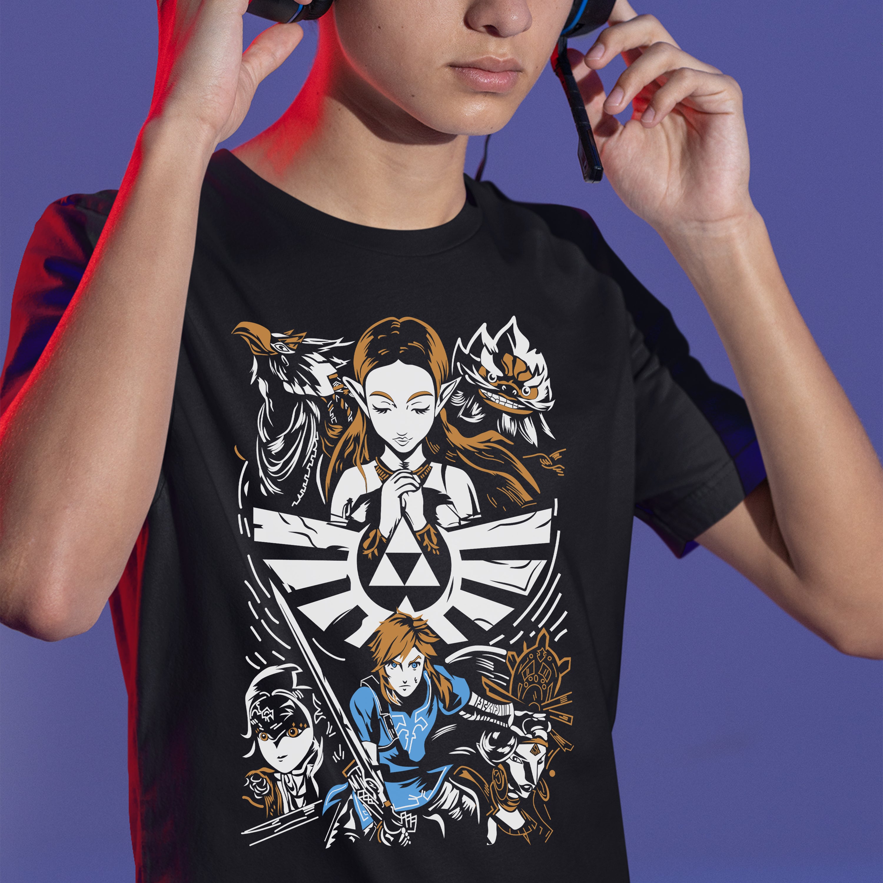 CAMISA 100% ALGODÃO - LINK - THE LEGEND OF ZELDA