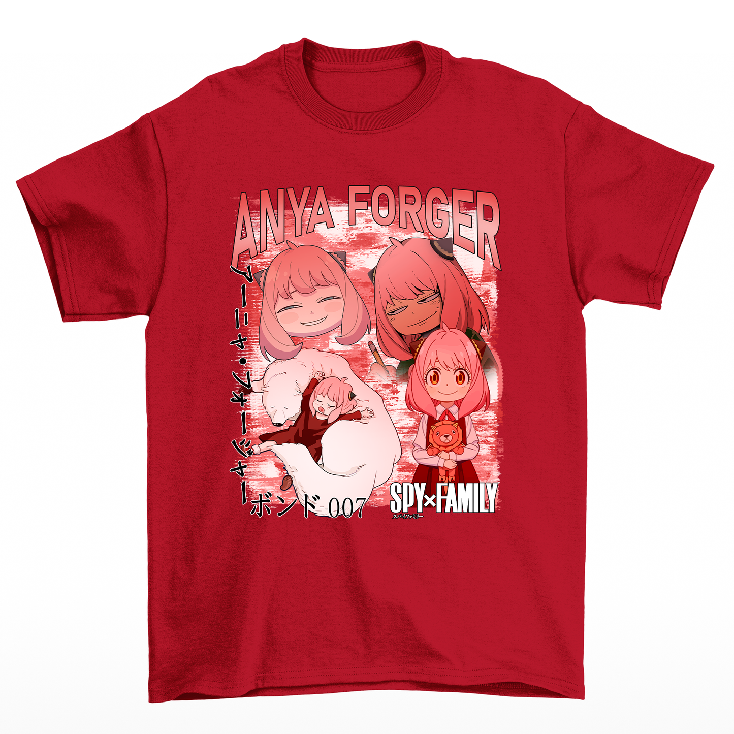 Camiseta Anya Forger Spy x Family-vermelho