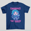 CAMISETA BASICA UNISEX Embrace The Chaos jinx-azul-marinho