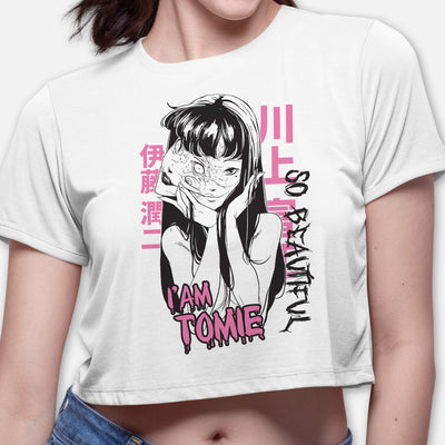 Cropped Camiseta Junji Ito Tomie Beautiful