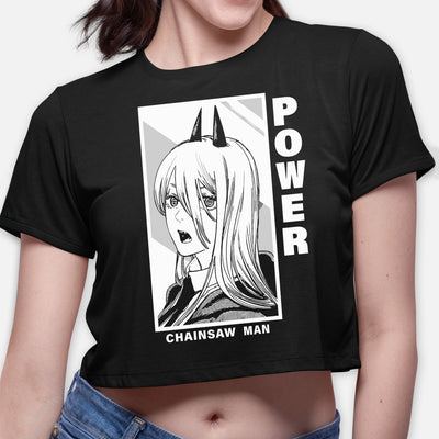 Cropped Camiseta Power Chainsaw Man