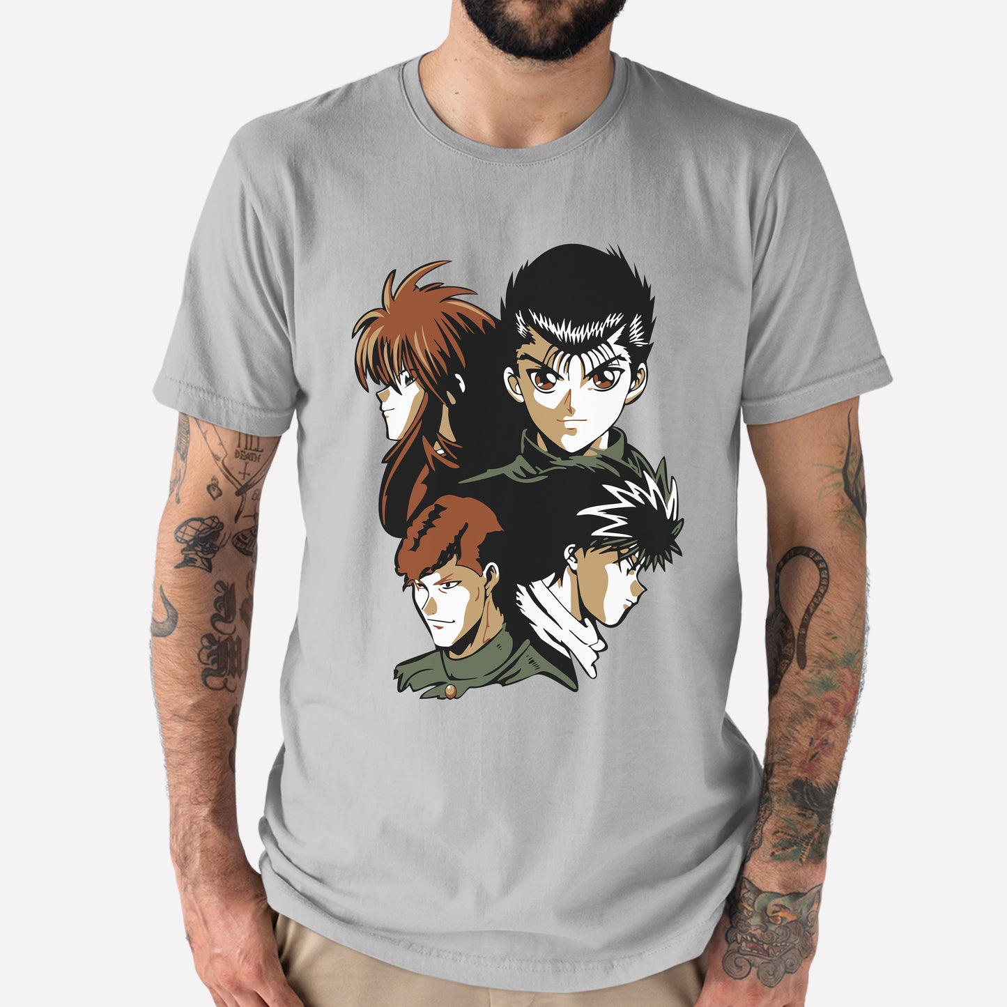 Camiseta Básica Quarteto Yu Yu Hakusho