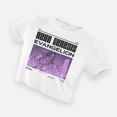 Cropped Camiseta Neon Genesis Evangelion Eva 01