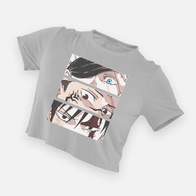 Cropped Camiseta Jujutsu Kaisen Eyes