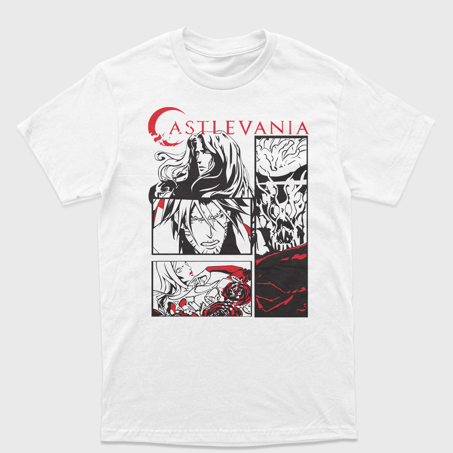 Camiseta Anime Castlevania Personagens