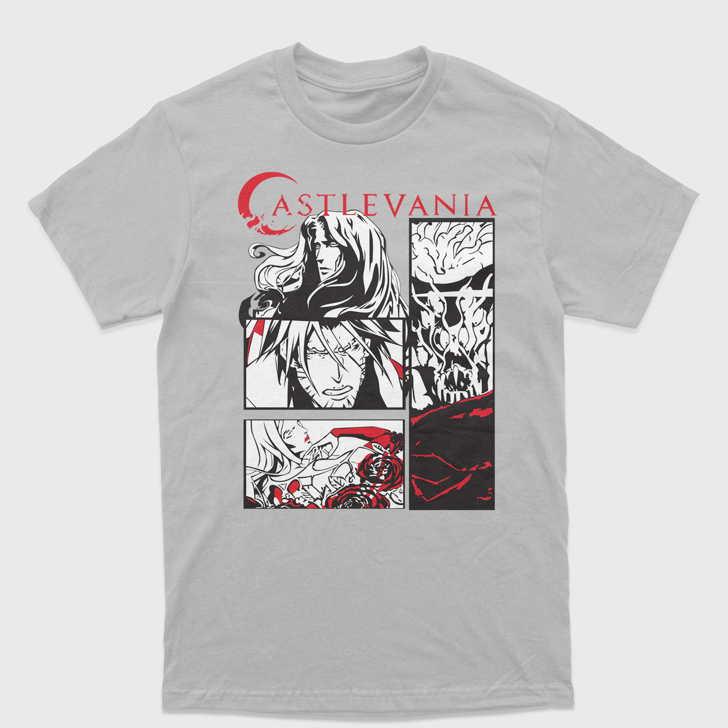 Camiseta Anime Castlevania Personagens