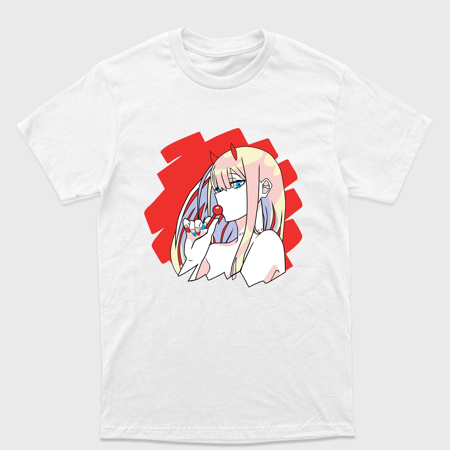 Camiseta Básica Zero Two Darling In The Franxx