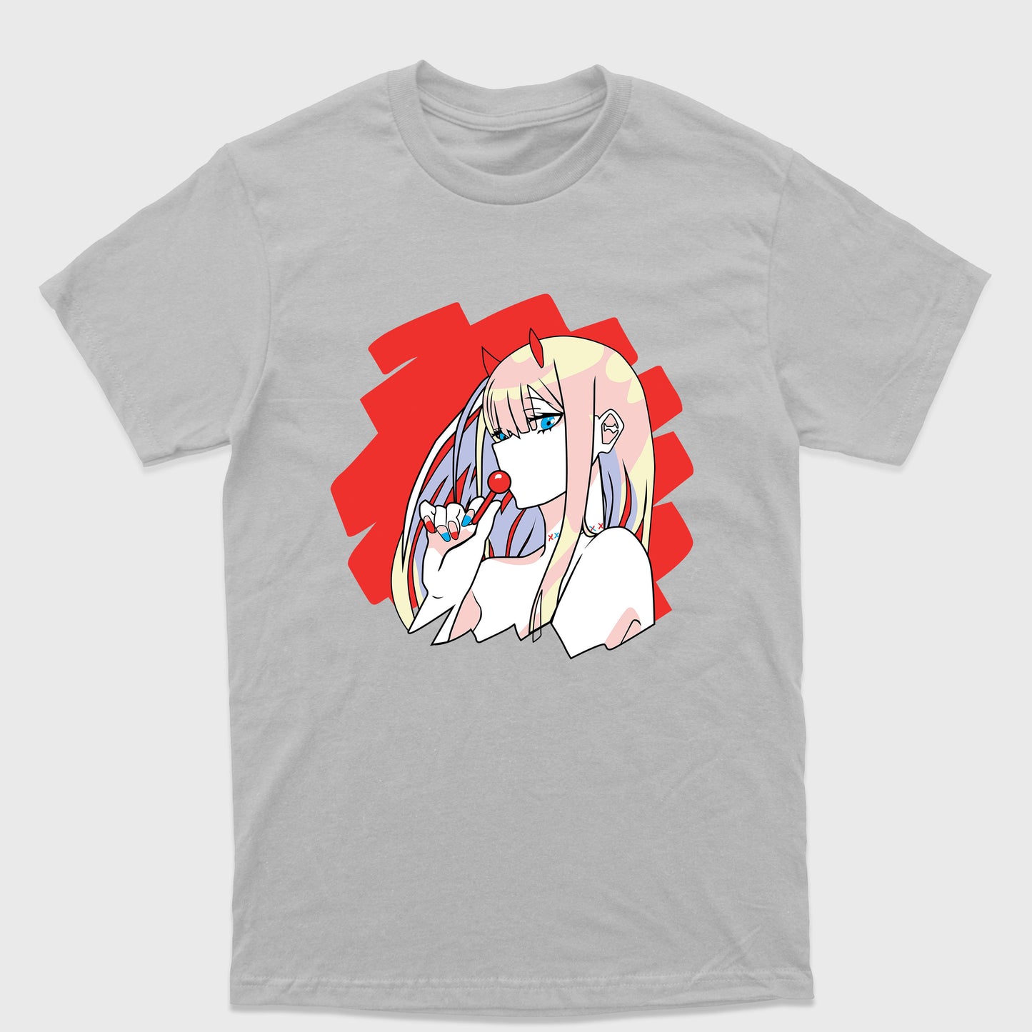 Camiseta Básica Zero Two Darling In The Franxx