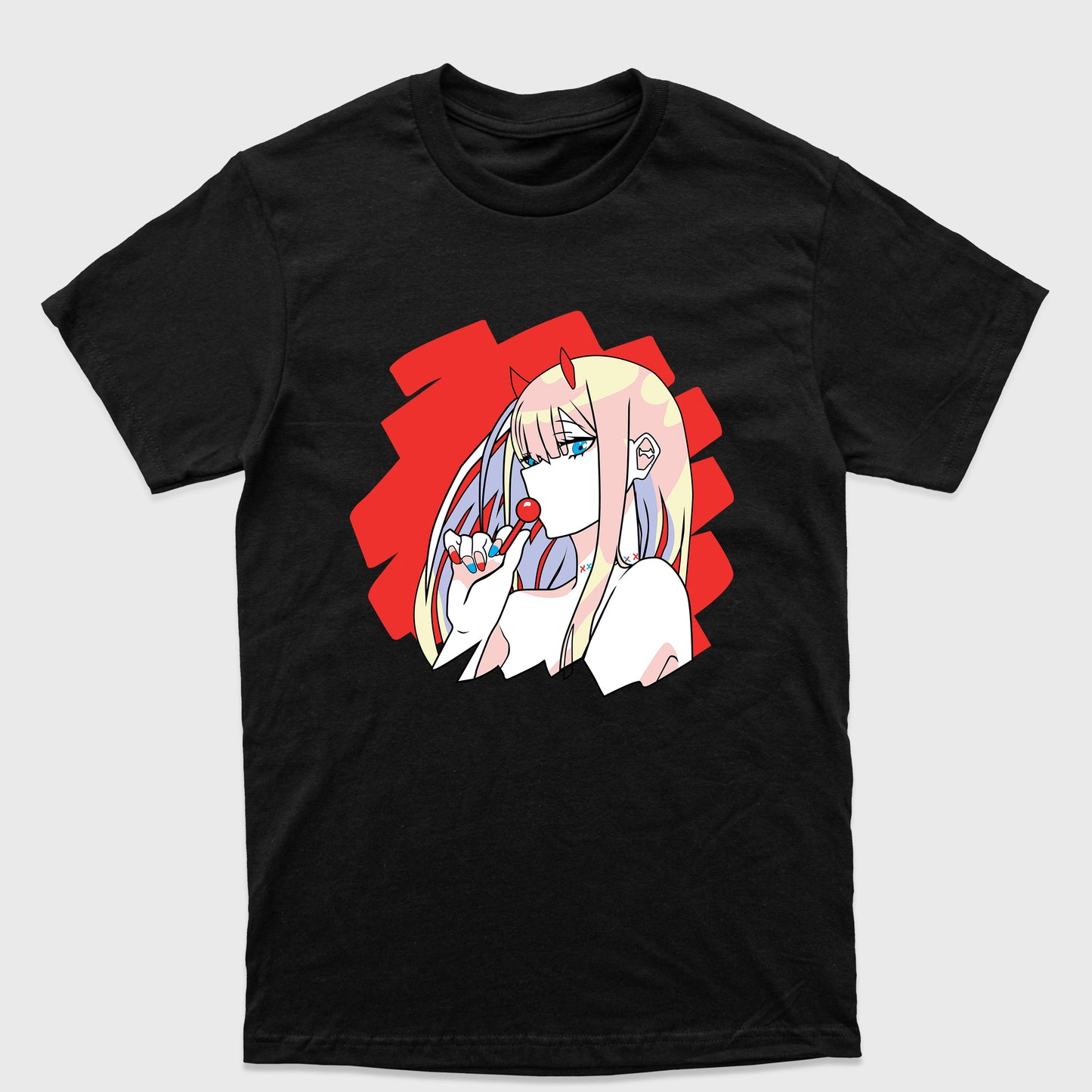 Camiseta Básica Zero Two Darling In The Franxx