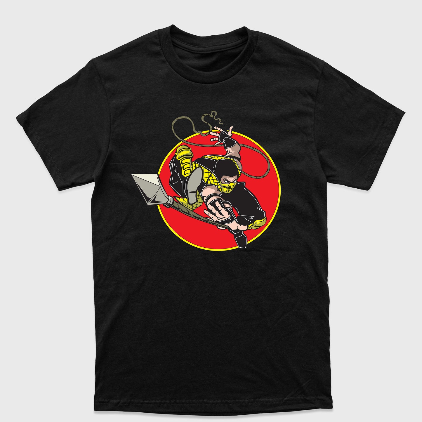 Camiseta Básica Scorpion Mortal Kombat