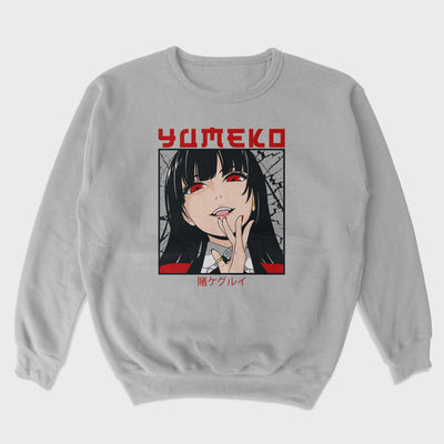 Moletom Gola Redonda Yumeko Kakegurui