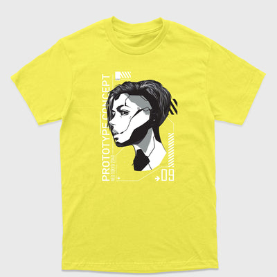 Camiseta Básica Concept Cyberpunk Android