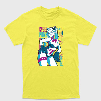 Camiseta Básica Cyberpunk Rebecca