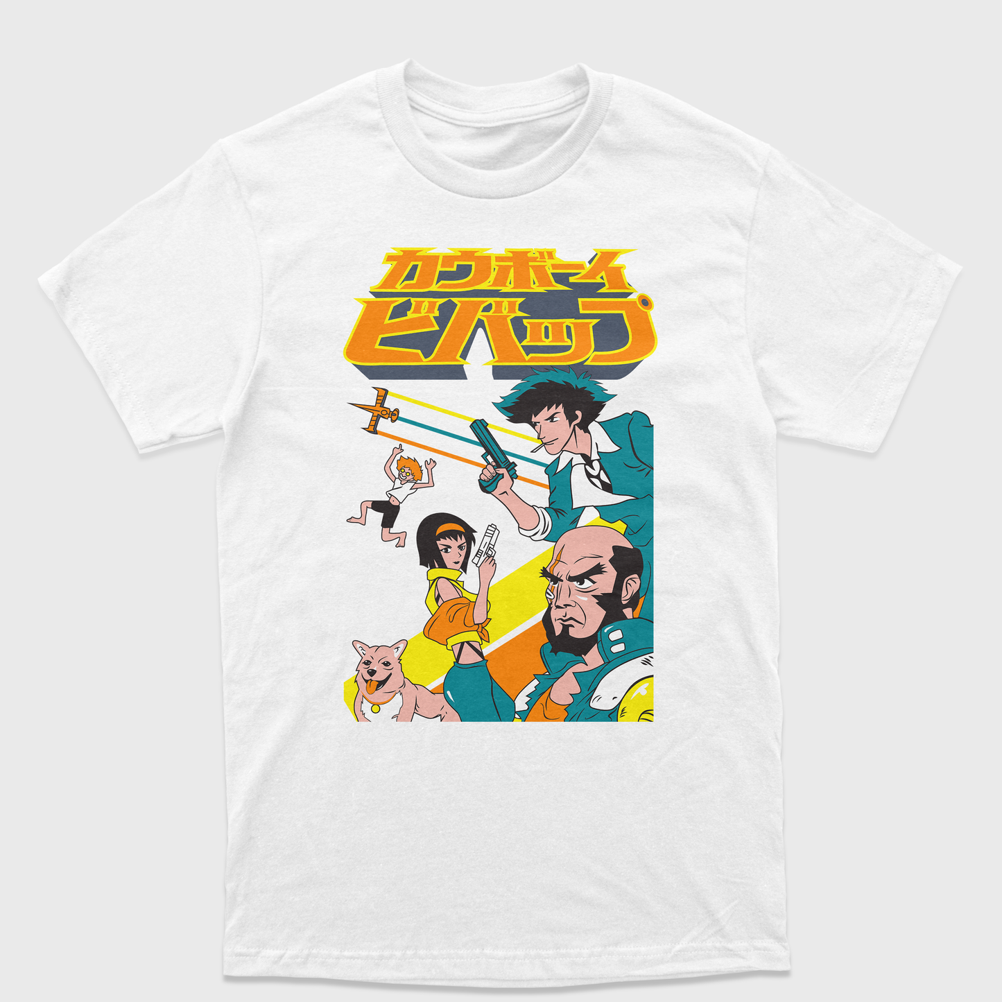 Camiseta Cowboy Bebop Personagens