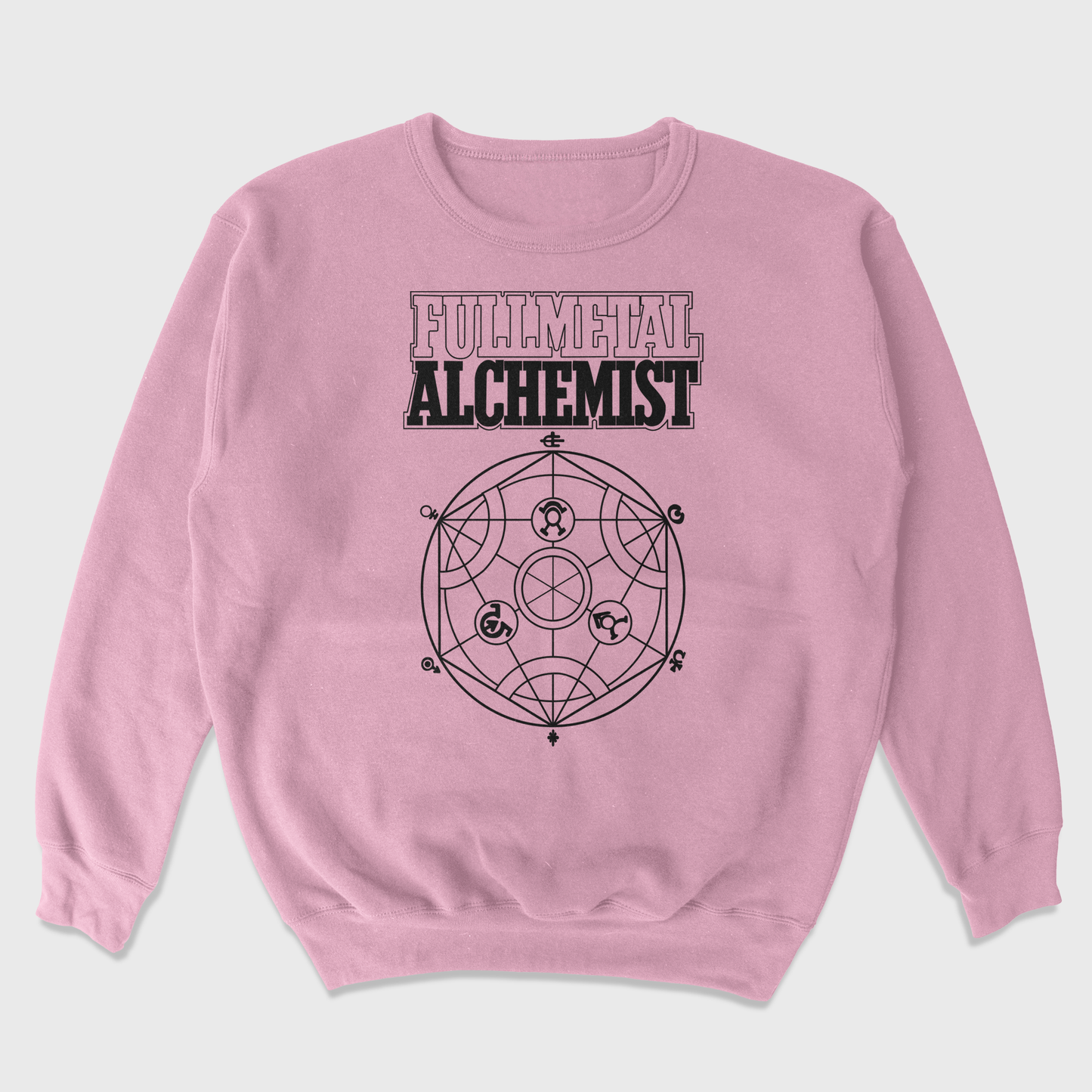 Moletom Gola Redonda Fullmetal Alchemist Circulo Transmutação