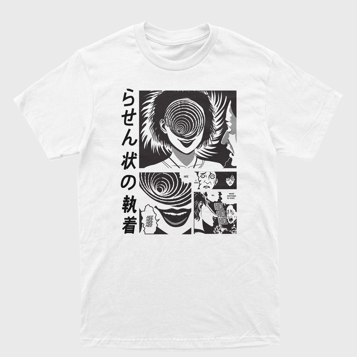 Camiseta Junji Ito Uzumaki Hee geekroyal