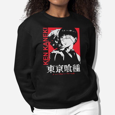 Moletom Gola Redonda Ken Kaneki Tokyo Ghoul