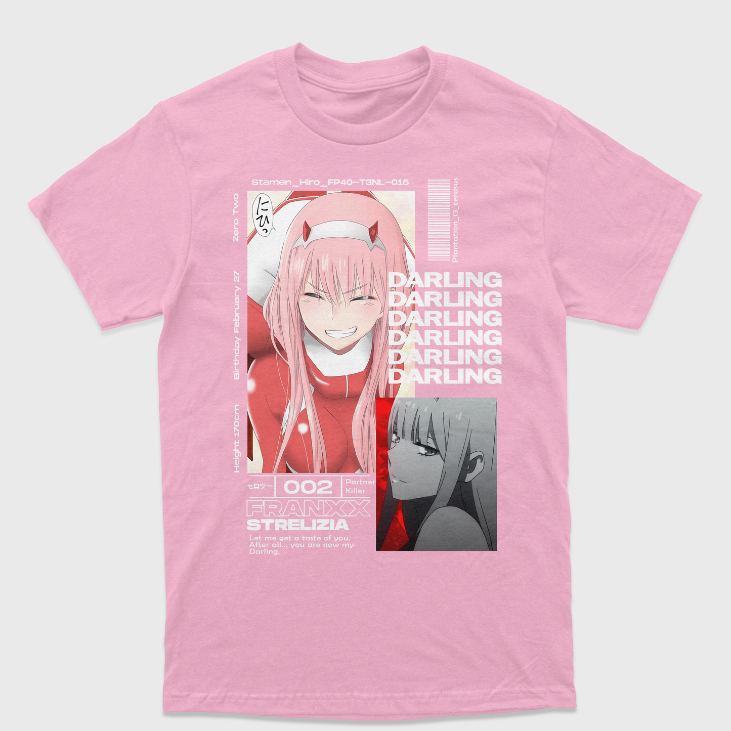 Camiseta Darling In The Franxx 02